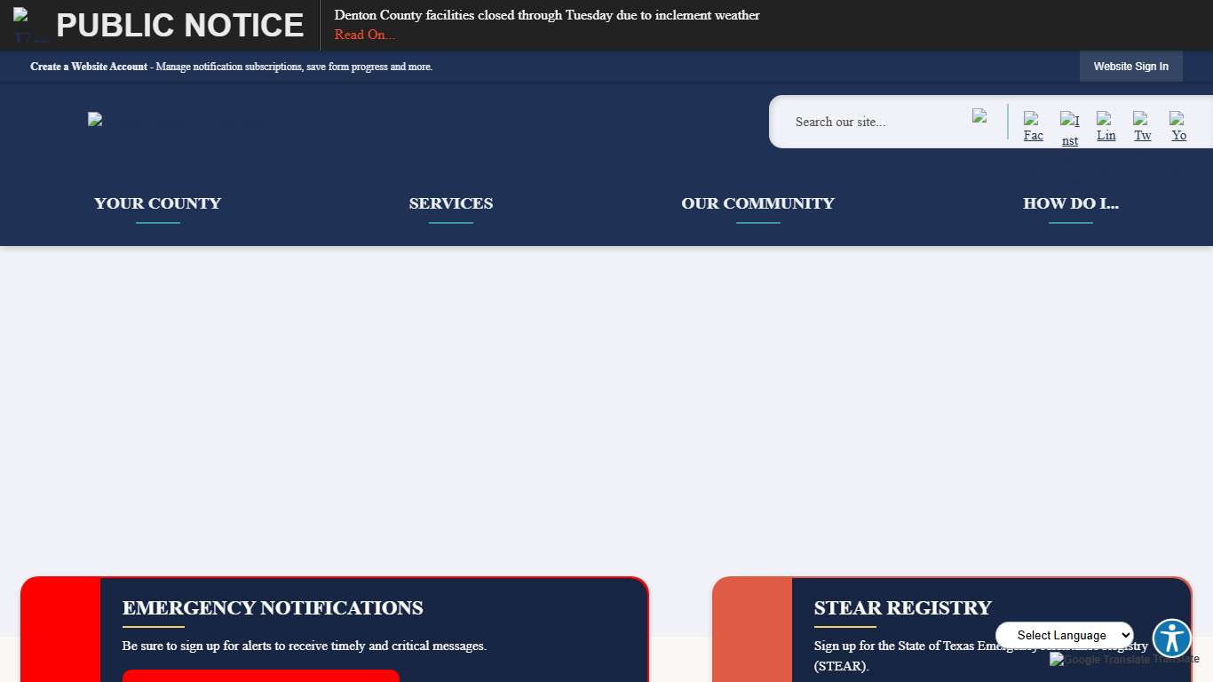 Denton County, TX Official Website